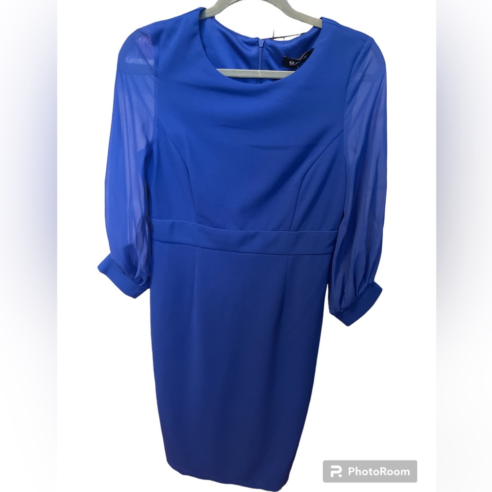 ❌SOLD ❌ ⭐️Glamour dress- Cobalt blue - Picture 1 of 2
